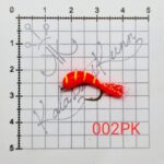 002PK-Punane, kollase triibuga. UV, konks nr.8