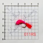 011RS-Roosa, sinise säbruga. UV, konks nr.8