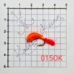 015OK- Oranz, kuldse säbruga. UV konks nr.8