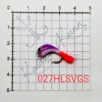 027HLSVGS- Hele lilla säbruga, valge kõht , helendavad silmad. UV, konks nr.8