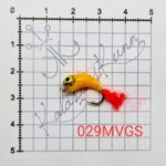 029MVGS- Merevaigu kollane, helendavad silmad. UV konks nr.8